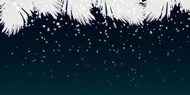 Kış gece arka plan tasarım
