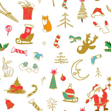 Sorunsuz geleneksel Noel arka plan