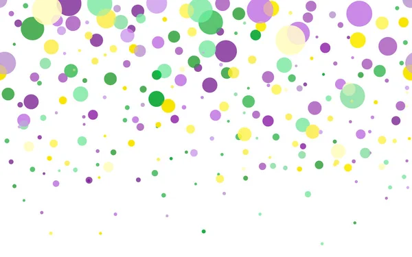 Vector Bright Coloré Disséminé Confettis Papier Sans Couture Sur Fond — Image vectorielle