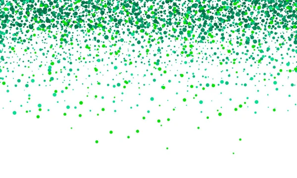Безшовний Абстрактний Візерунок Падіння Зеленого Конфетті Святкового Дизайну Весільної Тематики — стоковий вектор