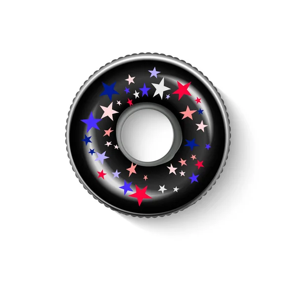 Icône anneau beignet flotteur — Image vectorielle
