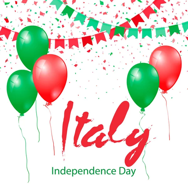 2 июня. День независимости Италии. Векторная миграция — стоковый вектор