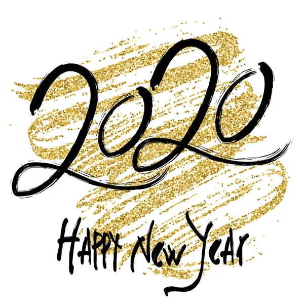 2020 design for New Year — Stock Vector