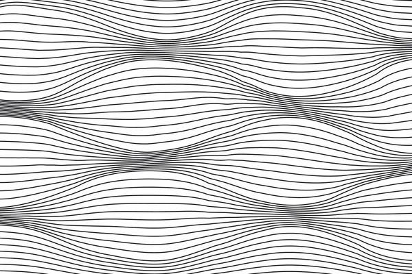 Abstrakta vågiga linjer bakgrund — Stock vektor