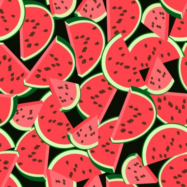 Tohum sorunsuz arka plan ile karpuz kırmızı hamuru