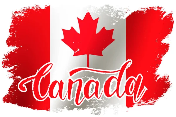 Tarjeta de diseño Canada Day — Archivo Imágenes Vectoriales