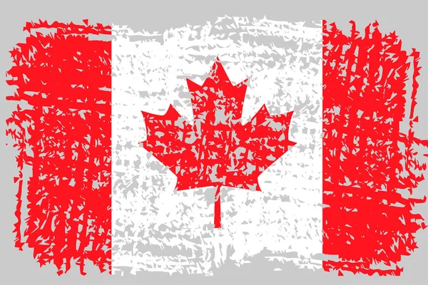 Tarjeta de diseño Canada Day — Vector de stock