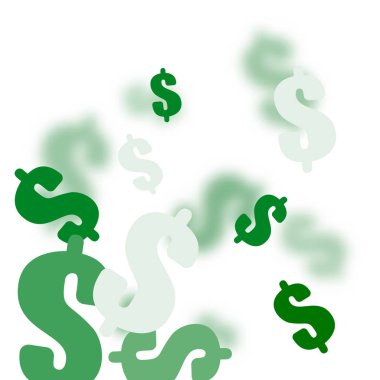 Dolar para birimi sembolü arka plan