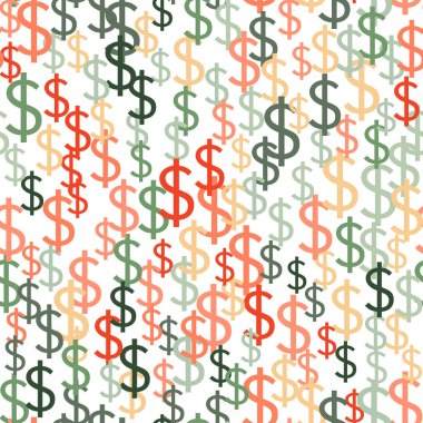 Dolar para birimi sembolü arka plan