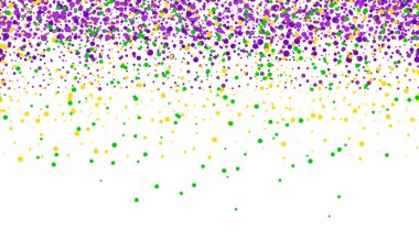 Mardi Gras karnaval konfeti arka planı