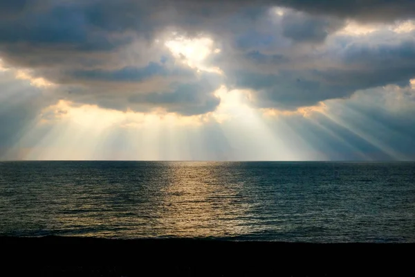 Süslü Bir Patika Brighton Sahne Içine Aşağı Sahne Süslü Demir — Stok fotoğraf