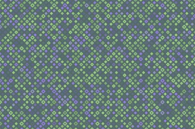 Farklı kareler, pikseller ve küplerden oluşan soyut arkaplan.