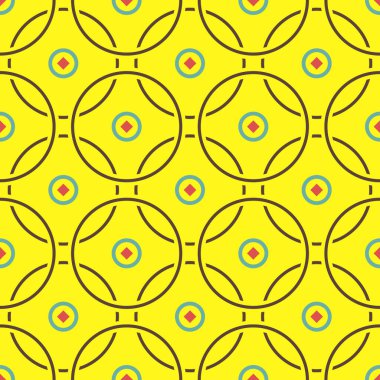 Geometrik dikişsiz desen. Dekoratif soyut duvar kağıdı. 