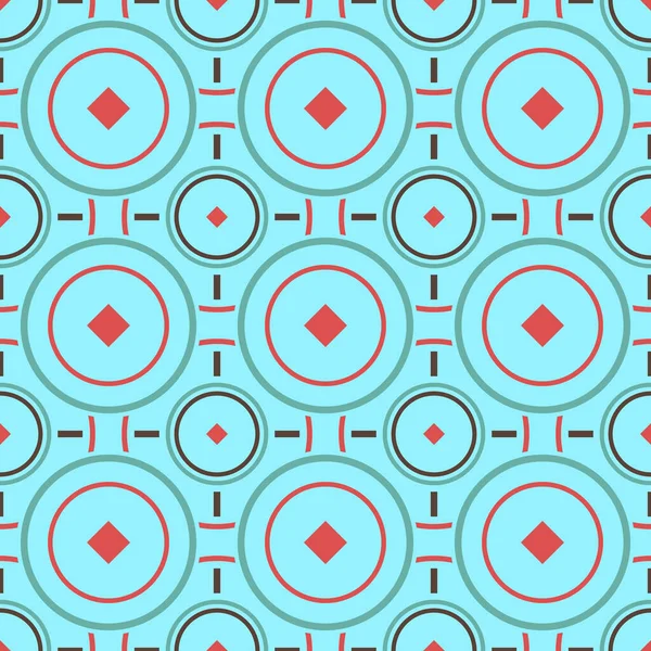 Geometrisches Nahtloses Muster Dekorative Abstrakte Tapete — Stockvektor