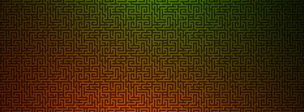 Geometric labyrinth cover. Maze illustration. Monochrome background with lines.