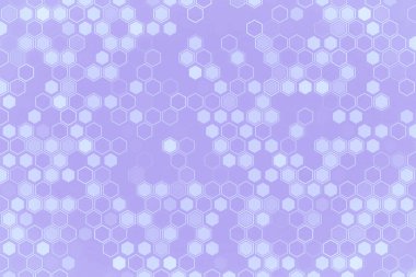 Altıgen elementli fütüristik teknoloji çizimi. Soyut altıgen arkaplanı. 