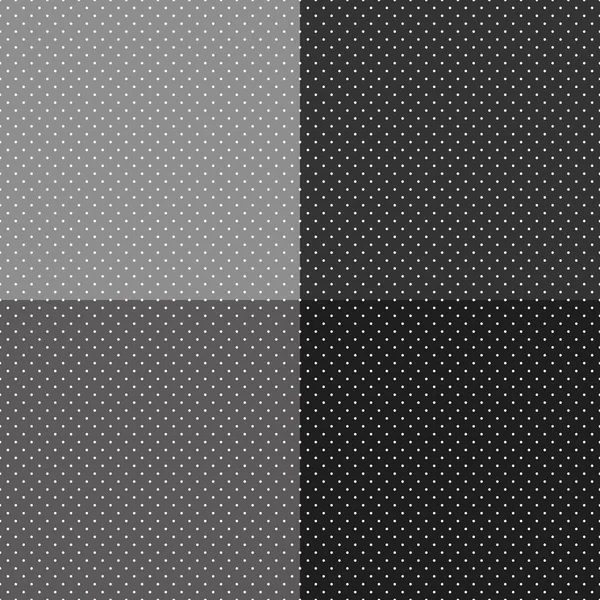 一组由小圆点和圆点组成的抽象矢量无缝背景 — 图库矢量图片