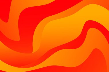 Kavis çizgileri olan soyut turuncu ve kırmızı dalgalı arkaplan. Lav. Yandım. Ateşle. Ateş!.