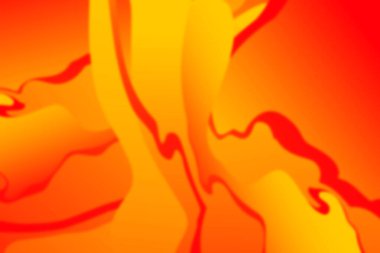 Bulanık arkaplan. Kavis çizgileri olan soyut sarı dalgalı arkaplan. Soyut sarı çizgiler. Sonbahar konsepti.