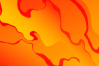 Bulanık arkaplan. Kavis çizgileri olan soyut sarı dalgalı arkaplan. Soyut sarı çizgiler. Sonbahar konsepti.