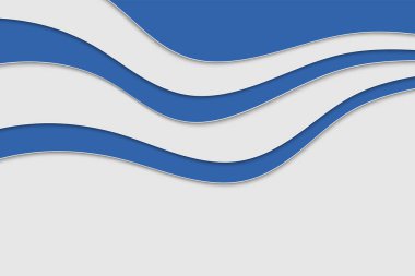 Tasarımınız için soyut eğri dalga şablonu. Eğri çizgileri olan bir resim. Dalgalı kağıt kesme arkaplanı.