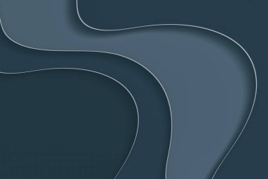 Tasarımınız için soyut eğri dalga şablonu. Eğri çizgileri olan bir resim. Dalgalı kağıt kesme arkaplanı.