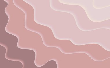 Tasarımınız için soyut eğri dalga şablonu. Eğri çizgileri olan bir resim. Dalgalı kağıt kesme arkaplanı.