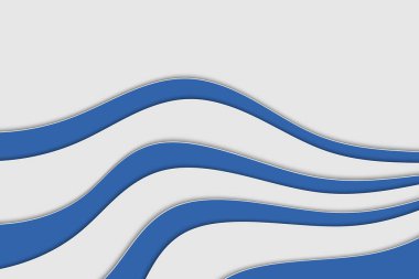 Tasarımınız için soyut eğri dalga şablonu. Eğri çizgileri olan bir resim. Dalgalı kağıt kesme arkaplanı.