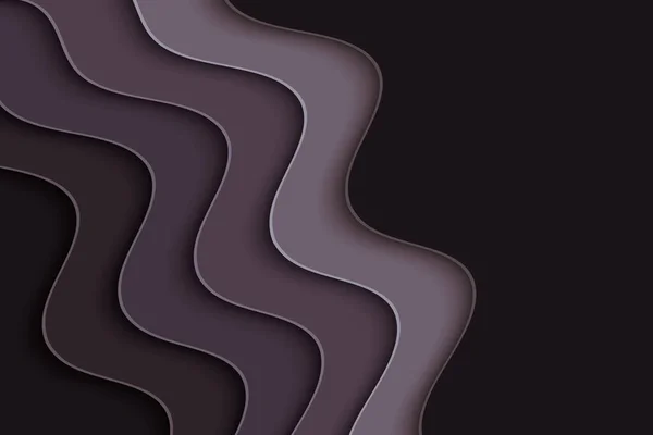 Abstraktní Zakřivená Vlnová Šablona Pro Váš Design Ilustrace Křivkami Vlnitý — Stock fotografie