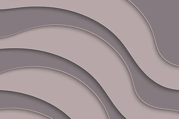 为您的设计提供曲线波模板 用曲线线来说明 波纹剪纸背景 — 图库照片