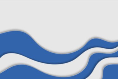 Tasarımınız için bulanık efektli soyut kıvrımlı dalga. Eğri çizgileri olan bir resim. Dalgalı kağıt kesimi arka plan. Bulanık.