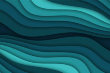 Tasarımınız için bulanık efektli soyut kıvrımlı dalga. Eğri çizgileri olan bir resim. Dalgalı kağıt kesimi arka plan. Bulanık.