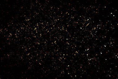 Küçük kareler ve piksellerle soyut illüstrasyon.