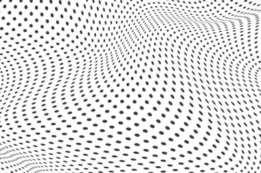 Küçük kareler ve piksellerle soyut illüstrasyon.