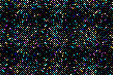 Küçük kareler ve piksellerle soyut illüstrasyon.