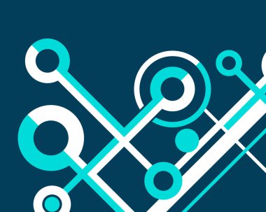 Soyut geometrik tasarım afişi. Soyut şekilli basitlik rengi posteri.