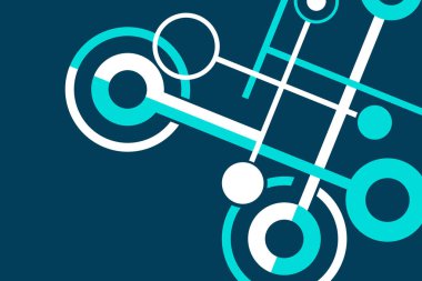 Soyut geometrik tasarım afişi. Soyut şekilli basitlik rengi posteri.