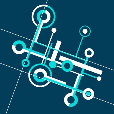 Soyut geometrik tasarım afişi. Soyut şekilli basitlik rengi posteri.