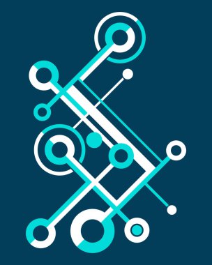 Soyut geometrik tasarım afişi. Soyut şekilli basitlik rengi posteri.