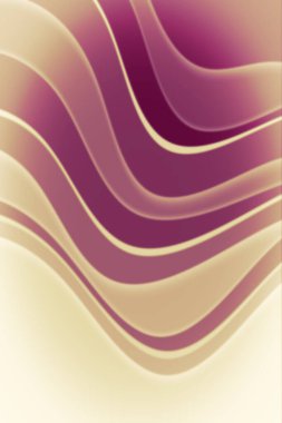 Dalgalı kağıt kesimi arka plan. Görüntü. Tasarımınız için bulanık efektli soyut kıvrımlı dalga. Eğri çizgileri olan illüstrasyon.