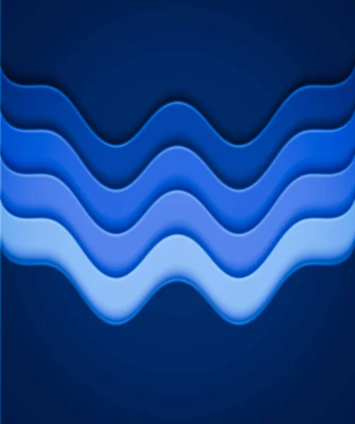 Wavy Paper Cut Background Blur Abstract Curved Wave Blur Effect — Stock Photo, Image