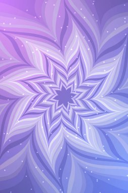 Parlak çiçek çizimi. Soyut neon çiçeği. 