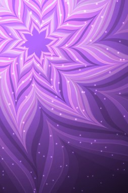 Parlak çiçek çizimi. Soyut neon çiçeği. 