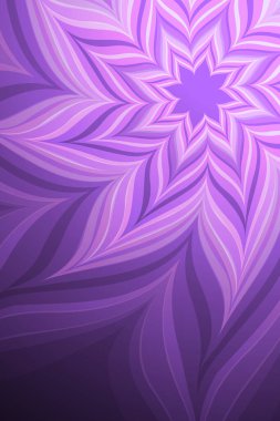 Parlak çiçek çizimi. Soyut neon çiçeği. 