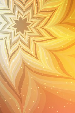 Parlak çiçek çizimi. Soyut neon çiçeği. 