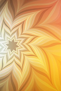 Parlak çiçek çizimi. Soyut neon çiçeği. 