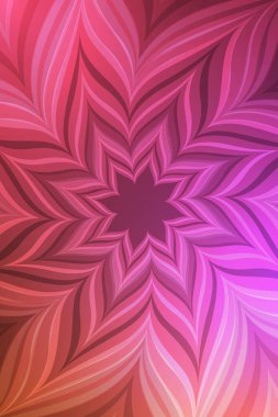 Parlak çiçek çizimi. Soyut neon çiçeği. 