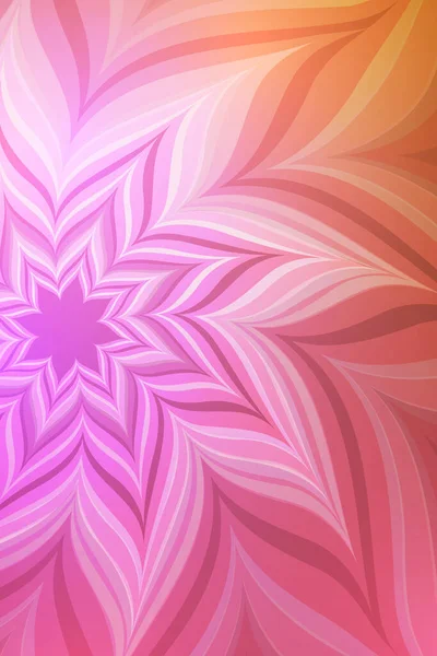 Parlak çiçek çizimi. Soyut neon çiçeği. 