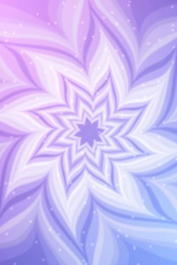 Tasarımınız için bulanık efektli soyut parlak çiçek. Çiçekli illüstrasyon. Bulanık.