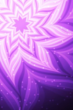 Tasarımınız için bulanık efektli soyut parlak çiçek. Çiçekli illüstrasyon. Bulanık.